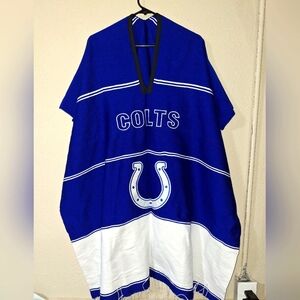 NFL INDIANAPOLIS Colts Blue and White Poncho